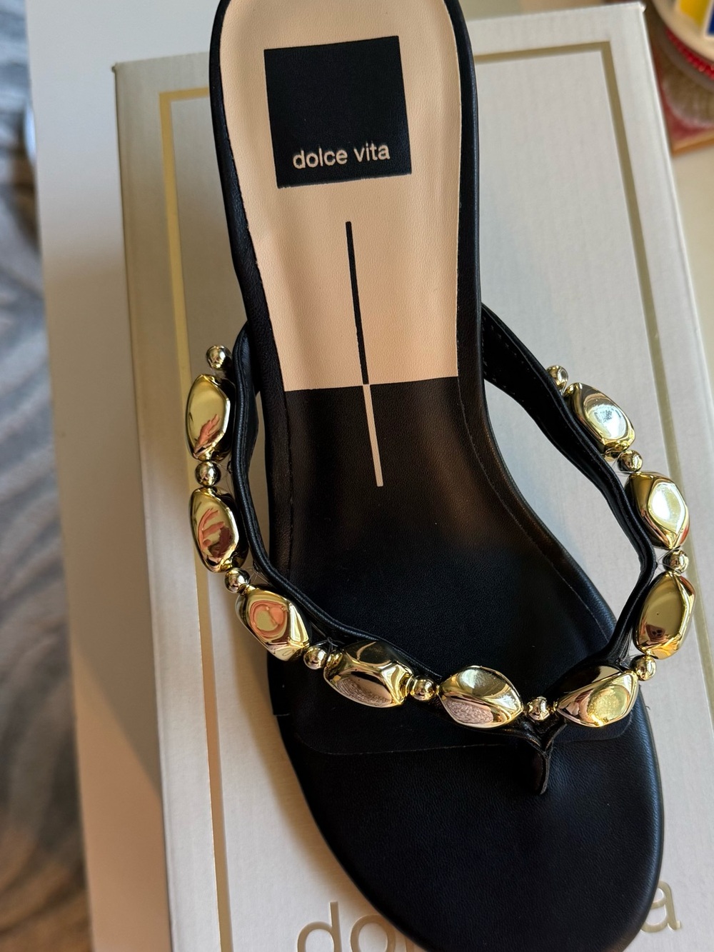 Dolce Vita Daksie Embellished Kitten
Heel Sandals - Picture 14 of 16
